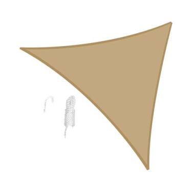 Imagem de Toldo Triangular Impermeável 5x5x5 2x2x2M Para Jardim, Pátio E Piscina