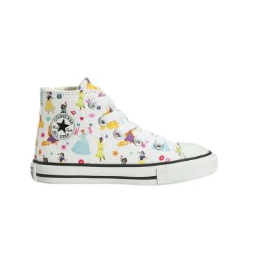 Imagem de Tênis Infantil Converse All Star Princesas Disney CK13760001 - BR/PR-Feminino