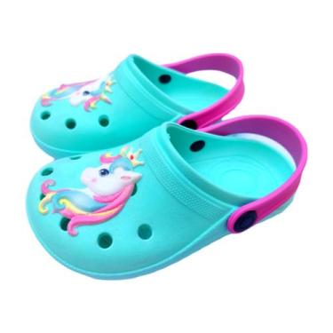 Imagem de Sandalia Babuche Infantil Menina Borboleta Papete Feminina Personagem 