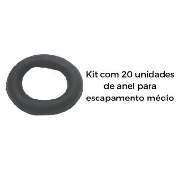 Imagem de Kit 20 Unidades Anel Escapamento Carro Chevette/Opala/Kadett - VABADUS