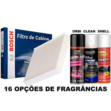 Imagem de Kit Filtro De Ar Condicionado Fiat Argo, Cronos, Pulse + Limpa Ar Cond