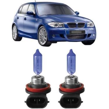 Imagem de Lampadas super branca farol milha bmw 120i 2005 adiante h11 - VELOX TI