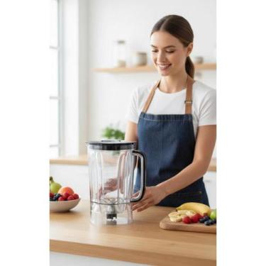 Imagem de 2x Copo Liquidificador 2L Preto P/ PH900 PH700 Resistente - Congratula