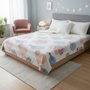Imagem de Manta Cobertor Infantil Solteiro Brilha no Escuro 2m x 1.80m - Pirulit