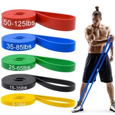 Imagem de Conjunto de faixas de resistência WSAKOUE Pull Up Assistance para home