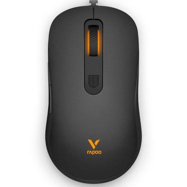 Imagem de Mouse Gamer Rapoo V16RGB, RGB, 12.800 DPI, 5 Botões Programáveis, USB, Preto - V16RGB-U...