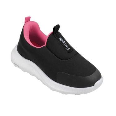 Imagem de Tenis pampili bubble escolar ref 746053000 menina, 34, Preto, Rosa