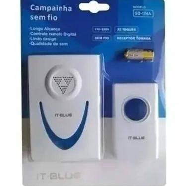 Imagem de Campainha sem fio Controle Remoto Digital 32 tipos de toque