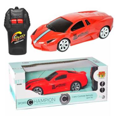 Imagem de Brinquedo Carrinho De Corrida Radical Infantil Com Controle Sem Fio Es