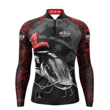 Imagem de Camisa Camiseta Blusa De Pesca Plus Size Vários Modelos G2 e G3 com Pr