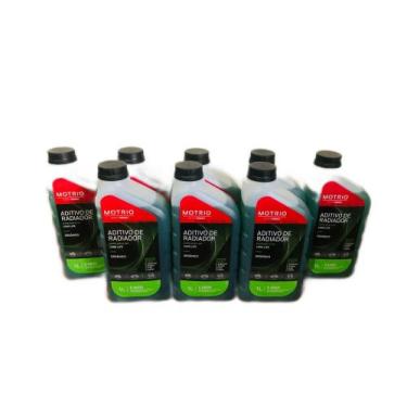 Imagem de kit 8 Aditivos De Radiador Long Life Renault Motrio Pronto Uso 1 Litro