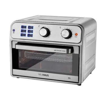 Imagem de Forno e Air Fryer Neuhaus Oven 25L XXL Inox Rotisserie 2500W Voltagem: