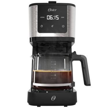 Imagem de Cafeteira Digital Oster OCAF550 1,5L Inox Programável com Timer 