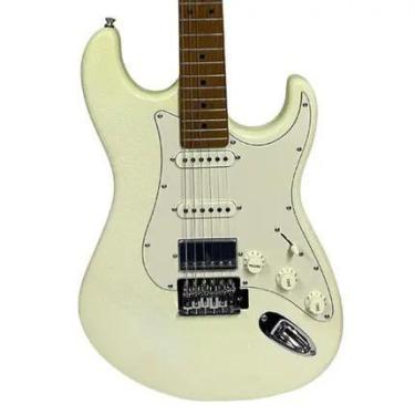 Imagem de Guitarra tagima - tg 580 - olympic white sparkle