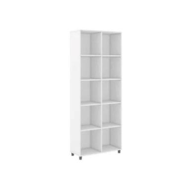 Imagem de Estante 10 Nichos Caracol ESM225 186CMX74CM Branco - Movelbento