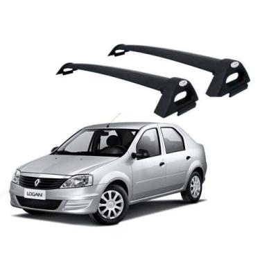 Imagem de Rack Teto Renault Logan até 2013 alumínio Preto RN-4010 Projecar
