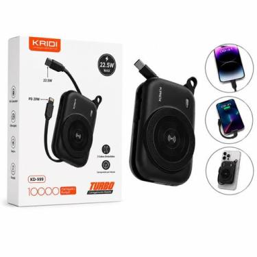 Imagem de Power bank magnético 10000mah 22.5w turbo carregadorportátil - - KAIDI