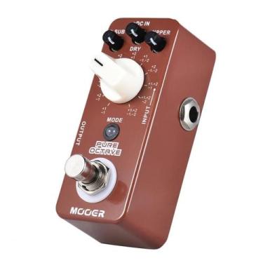 Imagem de Mooer-Mini oitava guitarra efeito Pedal, True Bypass, Full Metal Shell