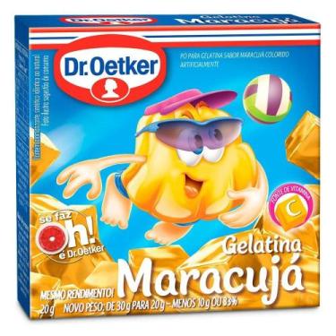 Imagem de Gelatina Dr. Oetker Sabor Maracujá 20gr