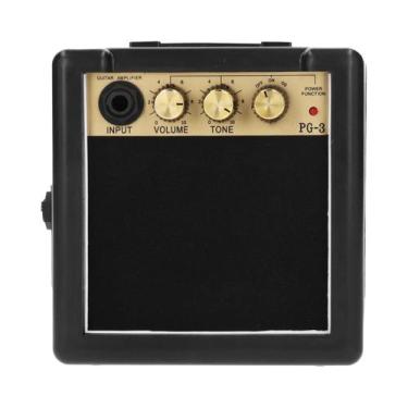 Imagem de Amplificador De Guitarra Mini Portátil 3W, Pequeno Alto-falante, Acess
