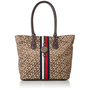 Imagem de Tommy Hilfiger Bolsa feminina Jaden Plus, Tommy Chocolate, One Size, Bolsa de viagem Jaden