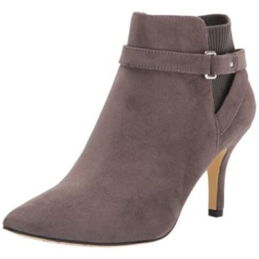 Imagem de Bella Vita Botinha Feminina Aileen Ankle Boot, Super camurçastretch cinza, 7 Wide