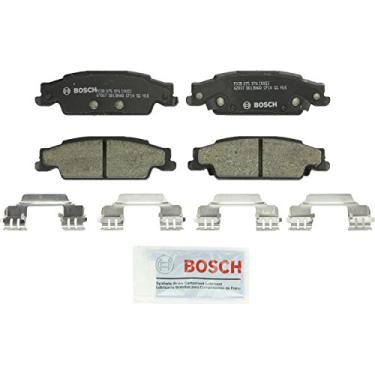 Imagem de Conjunto de pastilhas de freio Bosch BC922 QuietCast de cerâmica premium para Cadillac: 2003-2007 CTS, 2005-2011 STS; Pontiac: Grand Prix 2005-2008; Traseira