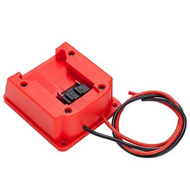 Imagem de Adaptador de roda elétrica para bateria Milwaukee M18 18 V conector de alimentação de base robótica calibre 14