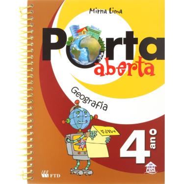 Imagem de Livro - Porta Aberta - Geografia - 4º Ano do Ensino Fundamental - Mirna Lima