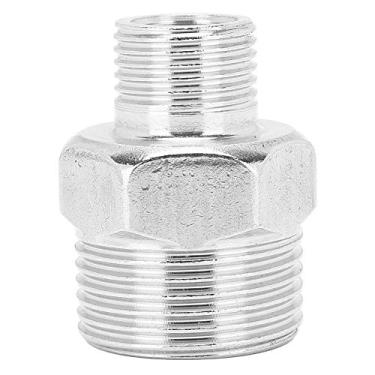 Imagem de AMONIDA Conector de tubo de rosca, adaptador de rosca de instalação de maçaneta, rosca macho G1/2" para encanamento de materiais de construção de ferragens