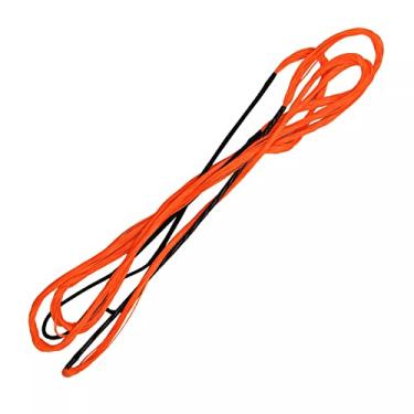 Imagem de DEERACE 16 fios coloridos Flemish Fast Flight Bow String BCY material para arco recurvo laranja roxo verde amarelo 122 cm 137 cm 147 cm 157 cm 167 cm 172 cm 177 cm (comprimento AMO 172 cm, laranja)