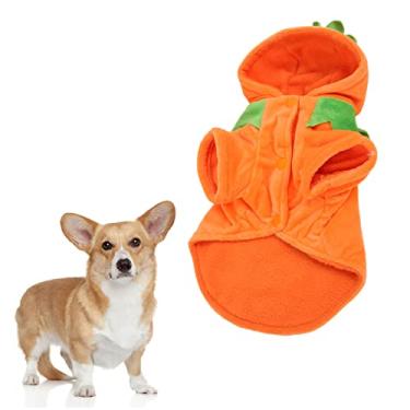 Imagem de Roupas de cachorro de ab¨®bora de Halloween,traje de cachorro quente cl¨¢ssico e bonito vestido de animal de estima??o roupas de cachorro para c?es m¨¦dios grandes roupas de outono inverno(XL), Rou