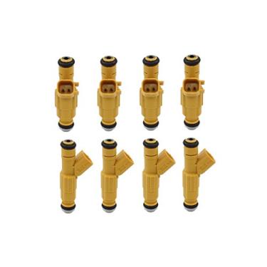 Imagem de 8 peças de injetores de combustível para 99-01 Ford Lincoln Mercury 4.6L V8 0280155857 XW7E-A5B