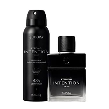 Imagem de Eudora Kit Strong Intention: Desodorante Colônia 100ml + Desodorante Antitranspirante Aerossol 125ml
