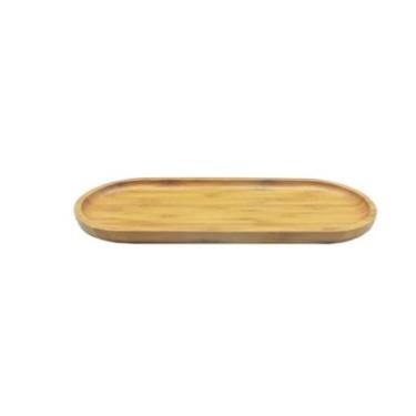 Imagem de Bandeja Oval oikos Bambu Natural 34 x 12 cm