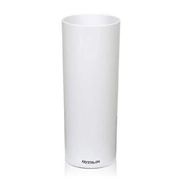 Imagem de Copo Tubo Branco 300 ml Acrílico Poliestireno