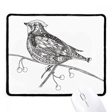 Imagem de Mouse pad de borracha para jogos com borda costurada e linhas voadoras para pássaros