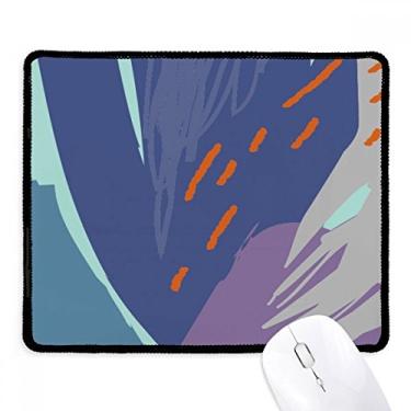Imagem de Mousepad com estampa de plantas abstratas silenciosas com borda costurada, tapete de borracha para jogos