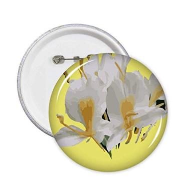 Imagem de Emblema de flor de gengibre selvagem Cuba Art Deco presente moderno broche emblema acessório decoração 5 peças