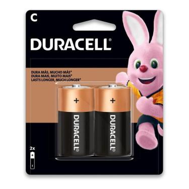 Imagem de Pilha C Média Lr14 Alcalina Duracell Cartela 2 Unidades