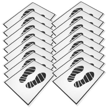 Imagem de FAVOMOTO 30 Unidades Papel descartável para tapete de carro (preto e branco) 30 unidades almofadas de pé de veículo de papel tapetes almofada do pé tapete de proteção do chão do carro piso