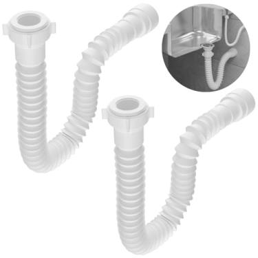 Imagem de Sifão Sanfonado Universal 61cm Branco | Astra | Kit C/ 2 Un