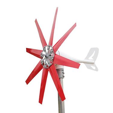 Imagem de Geradores de energia do gerador de vento de 12000W, moinho de vento 12V 24V 48V Gerador de água Turbina de água acampando com controlador de carga,48v