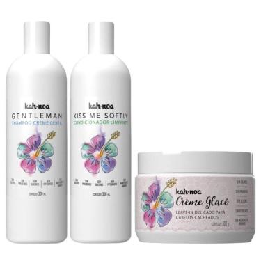 Imagem de Kit Shampoo E Condicionador Kah Noa E Creme Glacê