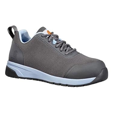 Imagem de Carhartt Calçado FA3481 sapato feminino Force EH Nano Toe trabalho, Carvão/Azul Pó, 7