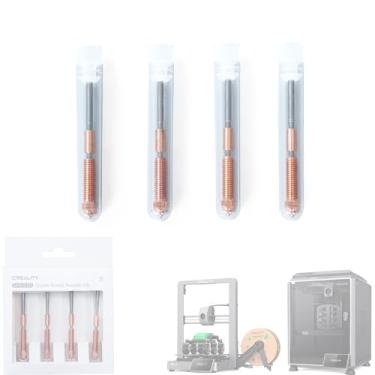 Imagem de Kit de bocal de troca rápida Creality Unicorn (4 peças) para impressora 3D K1/K1 Max (2024), K1C, Ender-3 V3/V3 Plus, instalação rápida, impressão de alto fluxo, material atualizado, 0,4 mm x 2, 0,6