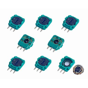 Imagem de ElecGear Potenciômetro de substituição 8X ALPS 10K + PCB de correção de deriva para PS4, Xbox, Elite, controladores sem fio Switch Pro, sensor de módulo de polegar para joystick analógico ALPS