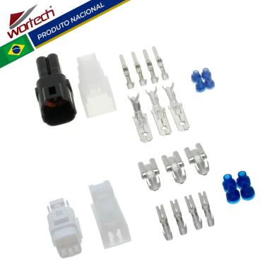Imagem de Kit Completo Conector Regulador Retificador Srad 750 GSX R (06 Diante) Wortech