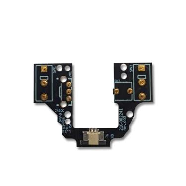 Imagem de Hokeyio Kit de microinterruptores PCB Hot-Swap para Logitech G Pro X Superlight GPX GPW 2 ratos – Almofadas douradas ENIG, grampos de 6 garras | Corrija cliques duplos e personalize cliques