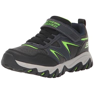 Imagem de Skechers Tênis unissex infantil Rugged Ranger, Azul marinho/limão, 5 Big Kid